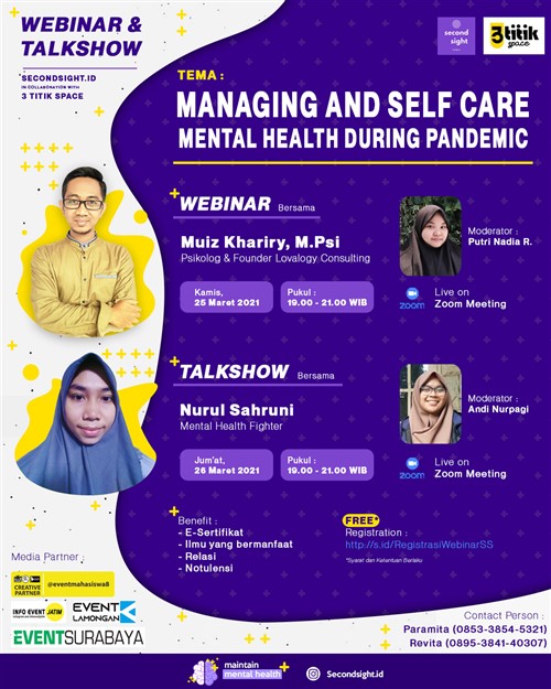 Webinar Talkshow Managing And Self Care Mental Health During Pandemic Eventsurabaya