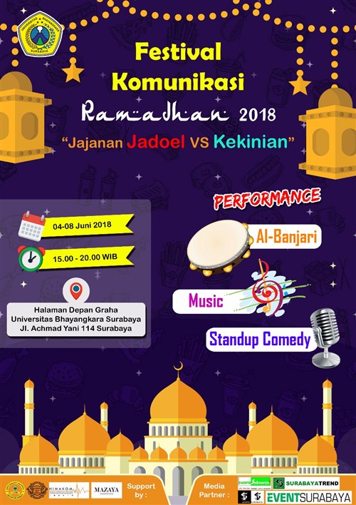 Festival Komunikasi Ramadhan 2019  Jajanan  Jadoel vs 