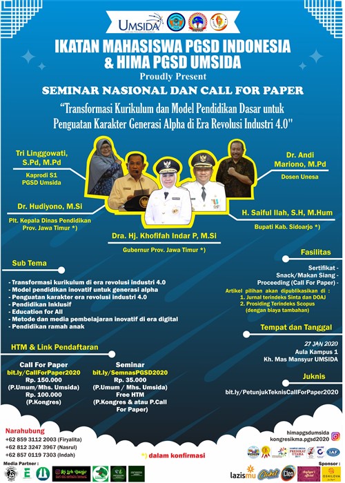 Seminar Nasional & Call For Paper Ikatan Mahasiswa PGSD ...